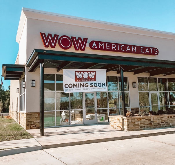 New WOW American Eats location in Covington, LA.